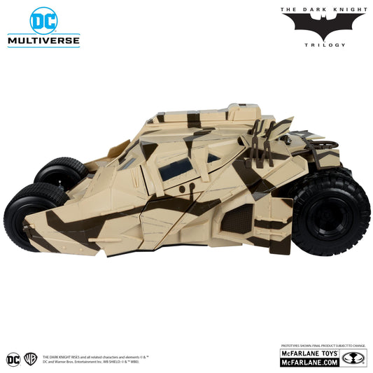 DC Multiverse 7 Inch Action Figure Vehicle - The Tumbler (Camouflage) (Gold Label)