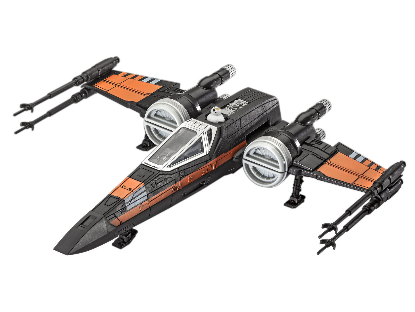 Revell Star Wars 1:78 Scale Build & Play - Poe's X-Wing Fighter (w/Sound)
