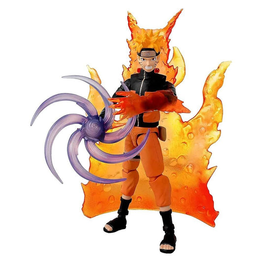 Naruto Shippuden Anime Heroes Beyond 6.5 Inch Action Figure - Naruto Uzumaki (Tailed Beast Cloak)