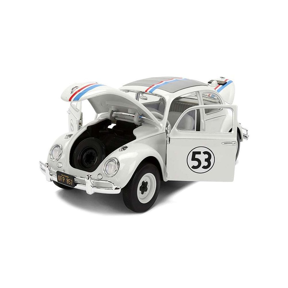 The Love Bug 1:24 Scale Jada Hollywood Rides Die Cast Vehicle - Herbie Volkswagen Beetle
