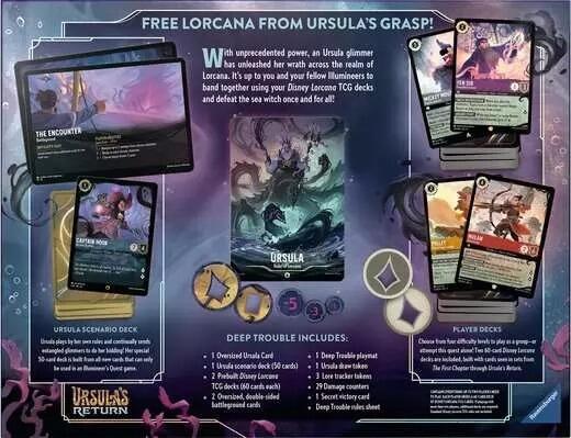 Disney Lorcana Ursula's Return Trading Card Game - Illumineer's Quest Deep Trouble