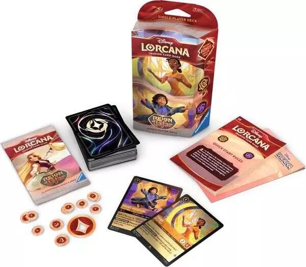 Disney Lorcana Reign Of Jafar Trading Card Game - Starter Deck (Tiana & Bruno)