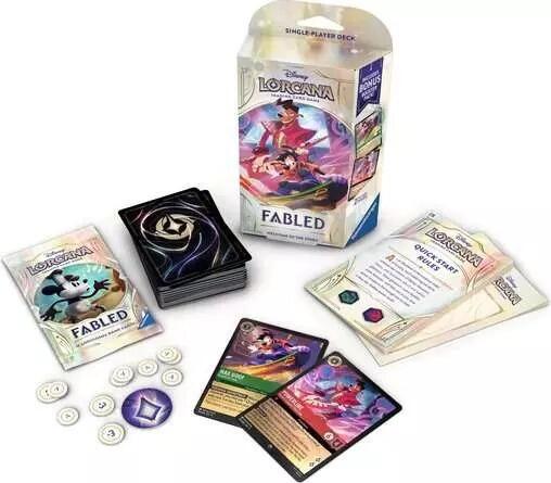 Disney Lorcana Fabled Trading Card Game - Starter Deck (Max Goof & Powerline)