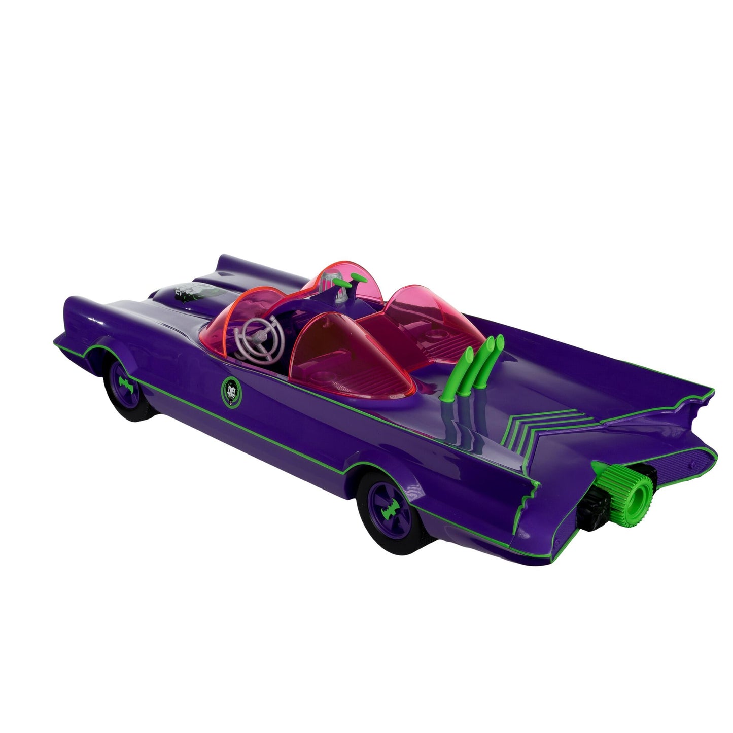 McFarlane DC Retro Batman 66 Action Figure Vehicle - Batmobile & The Joker