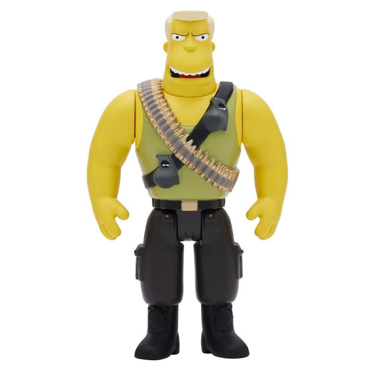 The Simpsons McBain ReAction Action Figure - Commando McBain