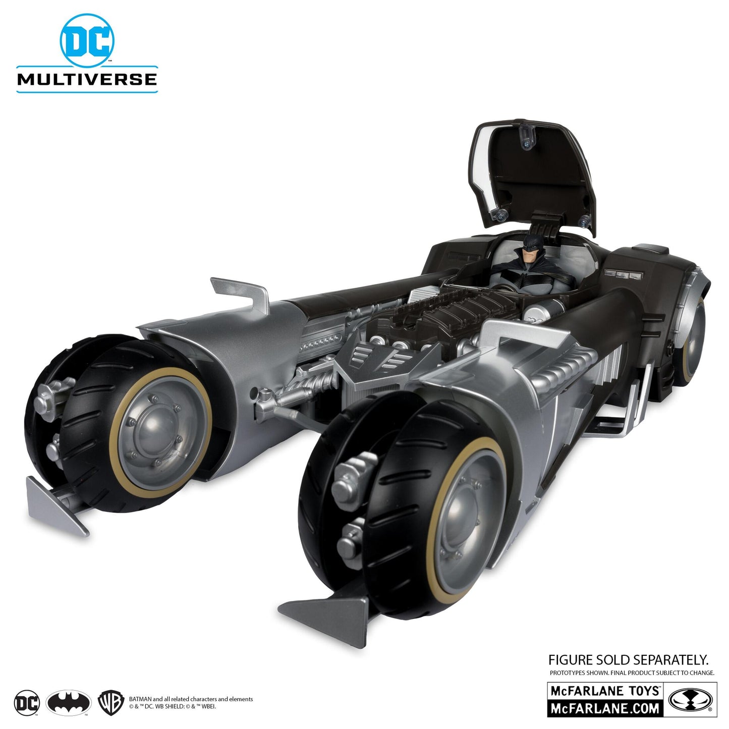 McFarlane DC Multiverse Batman: White Knight Action Figure Vehicle - Batmobile (Gold Label)