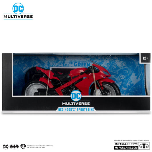 DC Multiverse 7 Inch Scale Action Figure Vehicle - Red Hood's Sportsbike