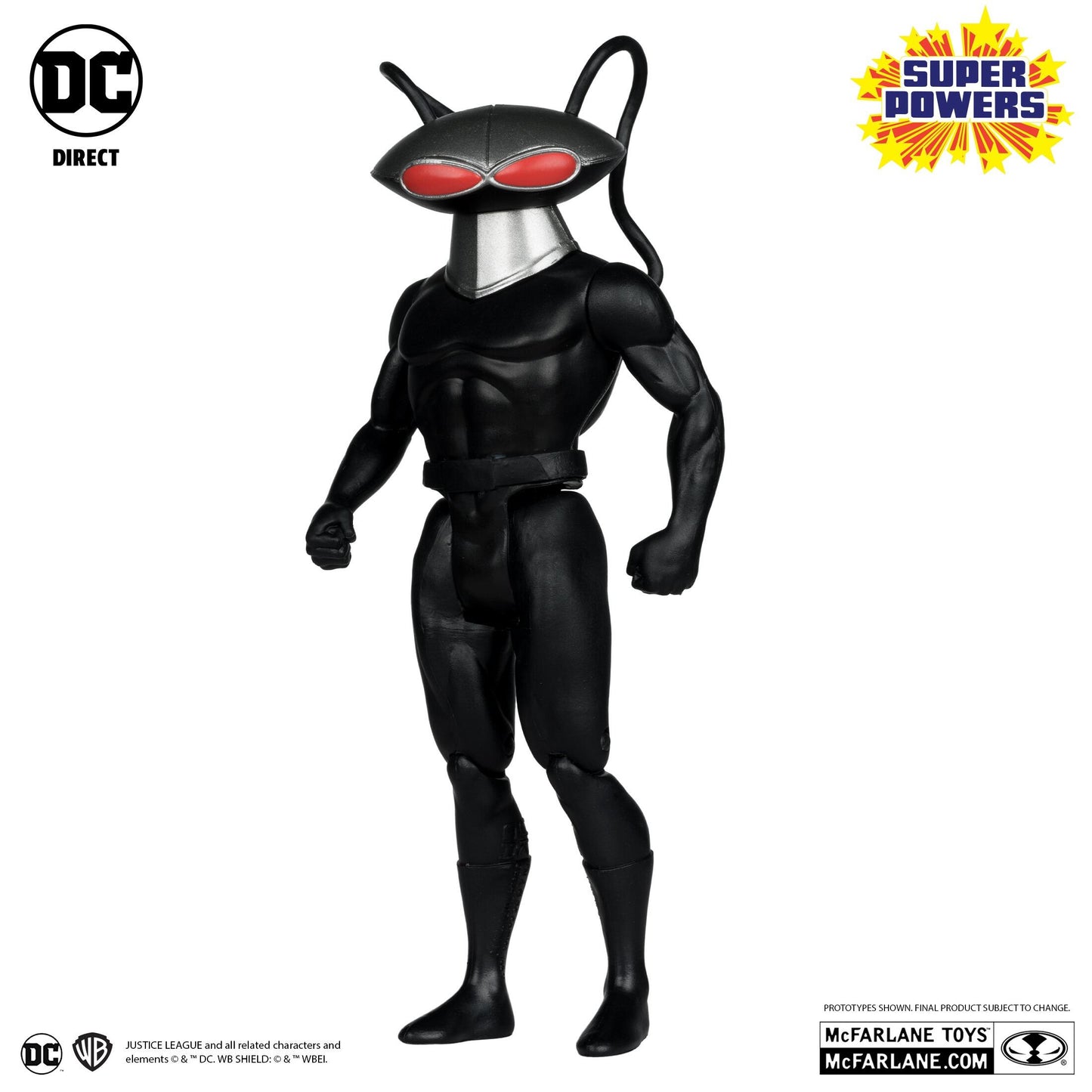 DC Direct: Super Powers 5 Inch Action Figure Wave 8 - Black Manta (Black Suit)