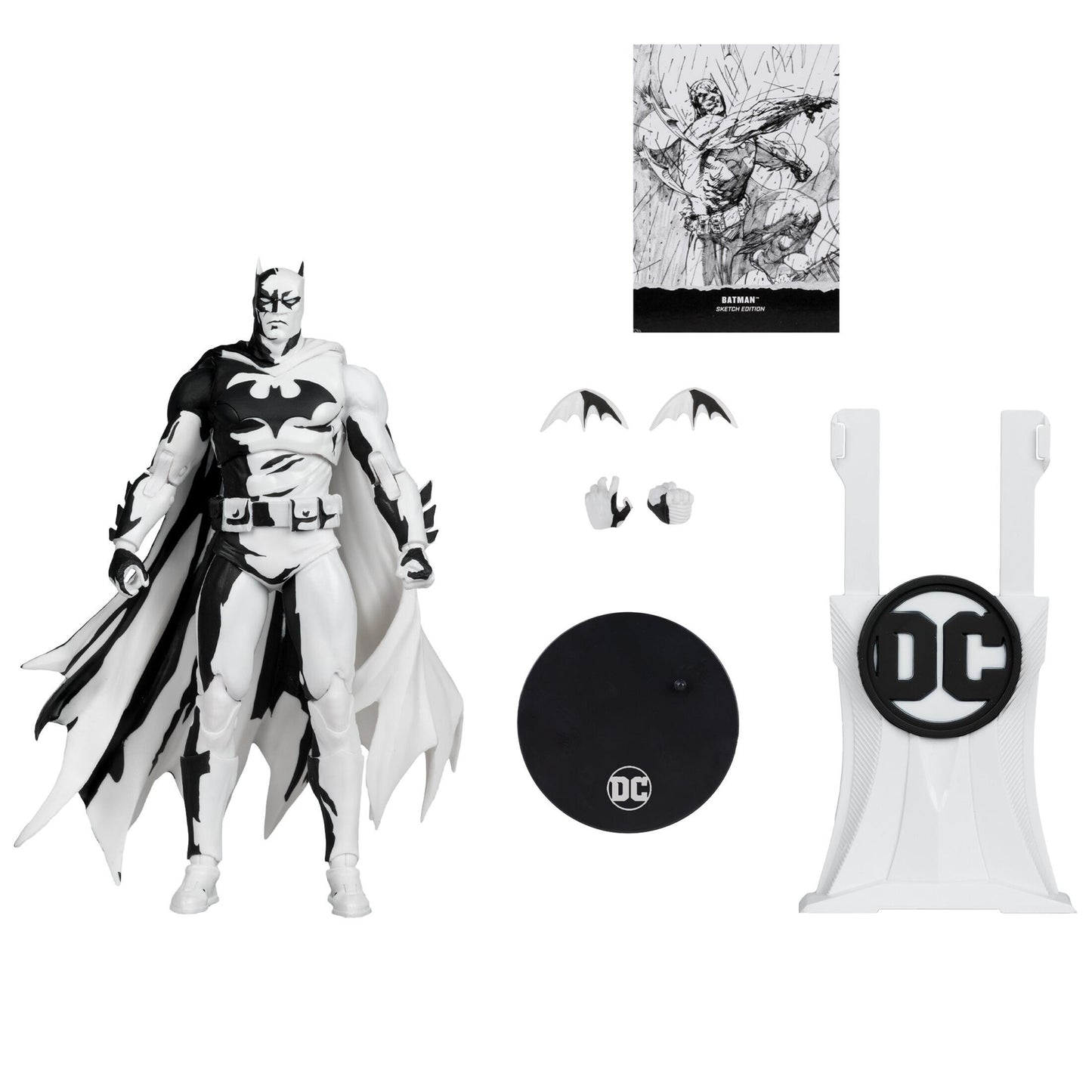 DC Multiverse 7 Inch Action Figure - Batman Hush (Sketch Edition) (Gold Label)