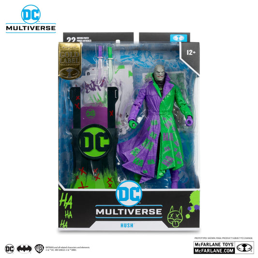 DC Multiverse 7 Inch Action Figure - Hush (Jokerised) (Gold Label)