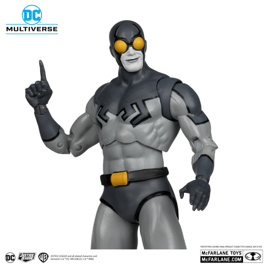 DC Multiverse Classic Blue Beetle 7 Inch Action Figure - Blue Beetle (B&W) (Gold Label)