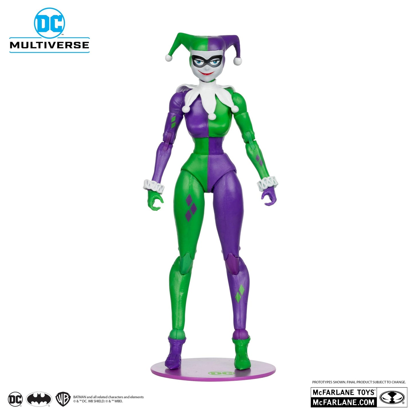 DC Multiverse 7 Inch Action Figure - Harley Quinn (Jokerised) (Gold Label)