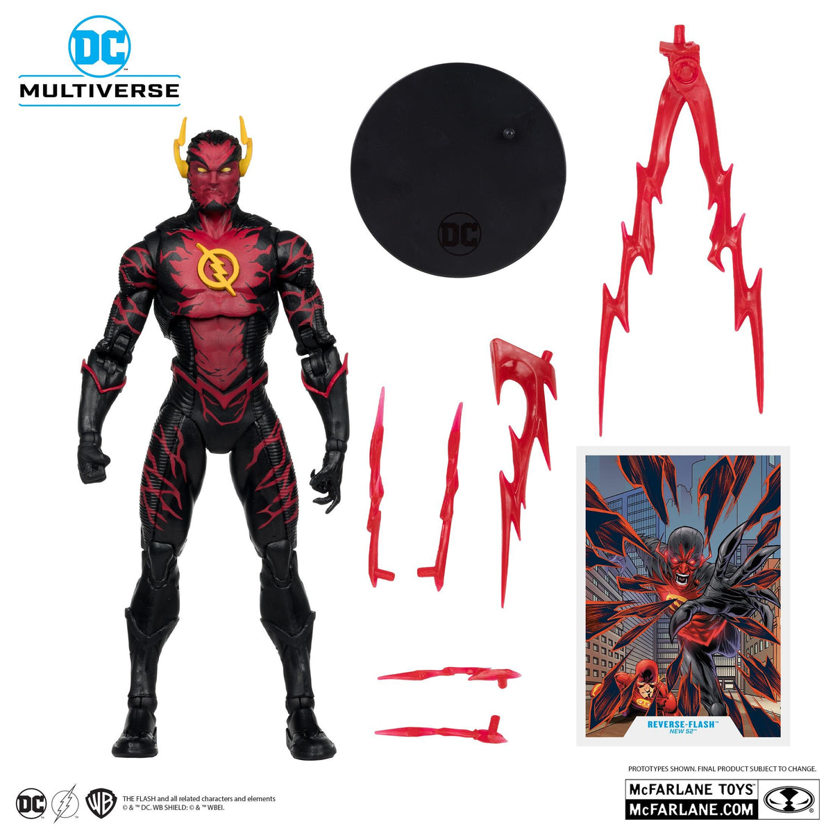 DC Multiverse 7 Inch Action Figure - Reverse Flash (Platinum Edition)