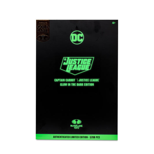 DC Multiverse 7 Inch Action Figure - Captain Carrot (GITD) (Gold Label)