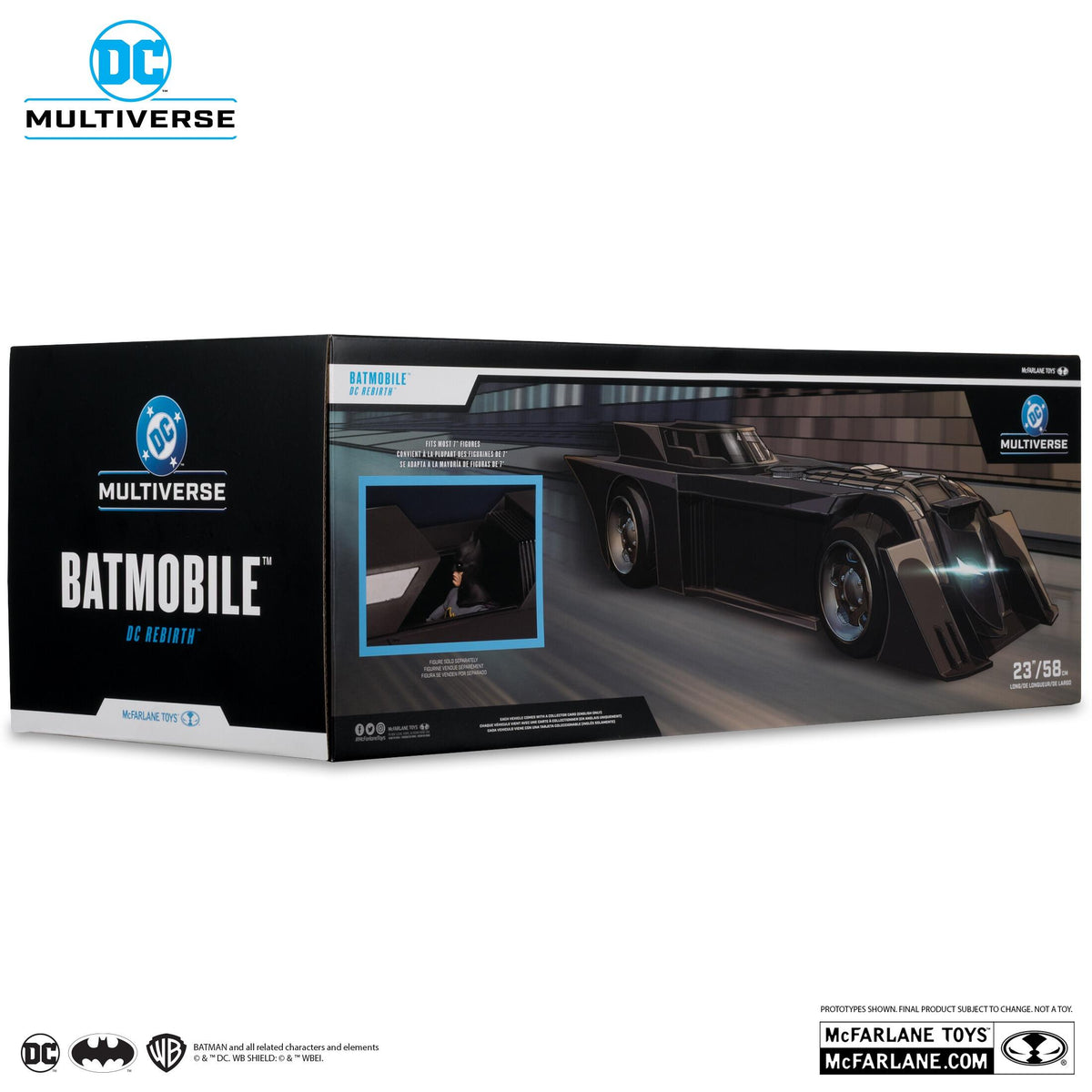 DC Multiverse 7 Inch Scale Vehicle - Batmobile (DC Rebirth)