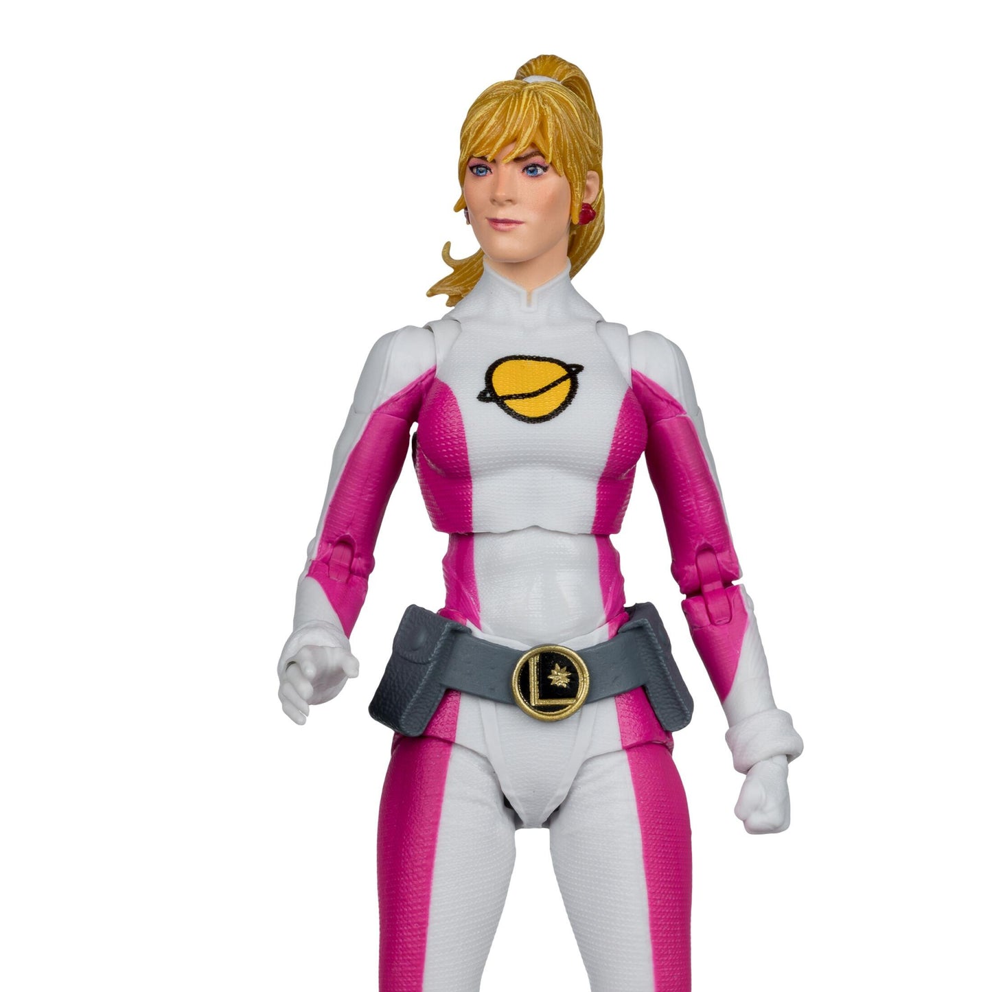DC Multiverse 7 Inch Scale Action Figure - Saturn Girl (Red Platinum)