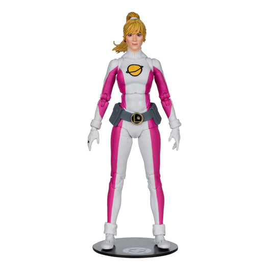 DC Multiverse 7 Inch Scale Action Figure - Saturn Girl (Red Platinum)