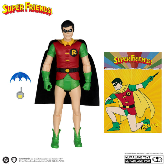 McFarlane DC Retro Super Friends 6 Inch Action Figure Wave 15 - Robin (Dick Grayson)