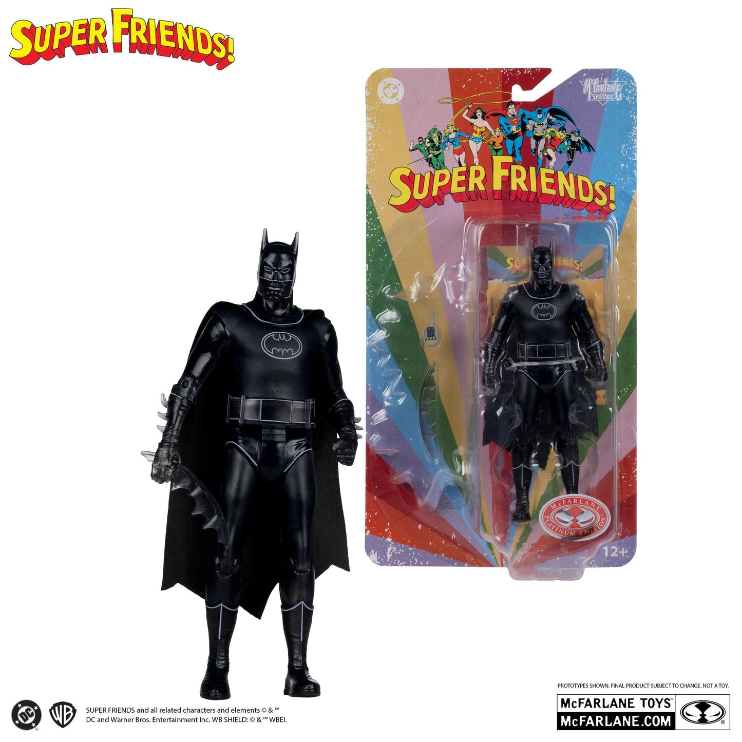 *PRE-ORDER McFarlane DC Retro Super Friends 6 Inch Action Figure Wave 16 - Batman Phantom Zone (Red Platinum)