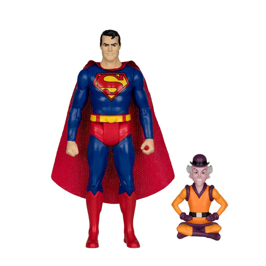 *PRE-ORDER McFarlane DC Retro Super Friends 6 Inch Action Figure Wave 16 - Farmer Superman & Mr Mxyzptlk