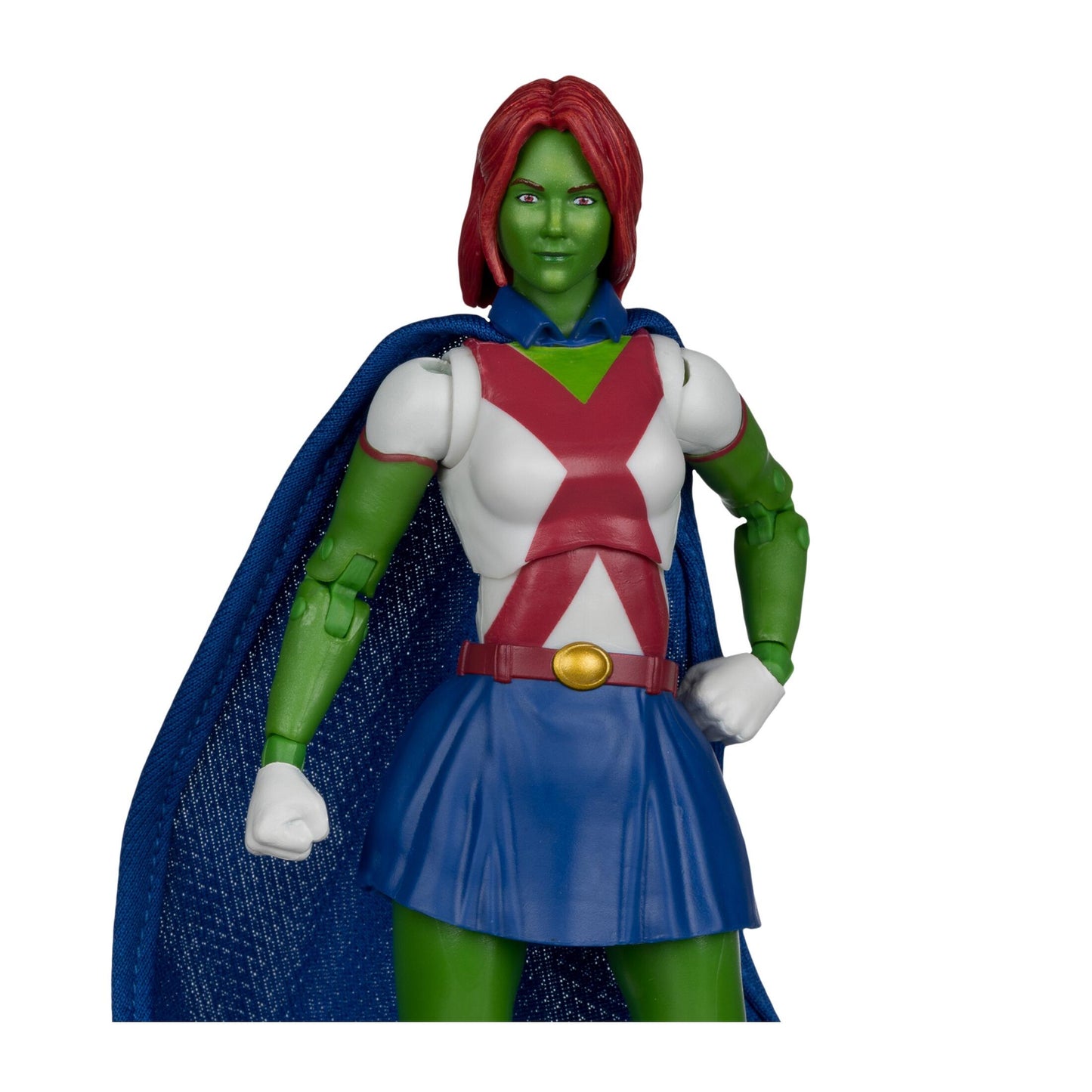 DC Direct 7 Inch Action Figure Page Punchers Wave 12 - Miss Martian (Red Platinum)