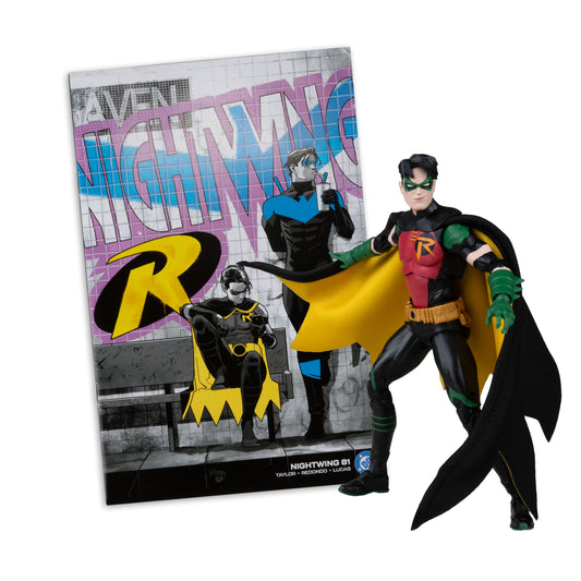 PRE-ORDER DC Direct 7 Inch Action Figure Page Punchers Wave 14 - Tim Drake Robin (Red Platinum)