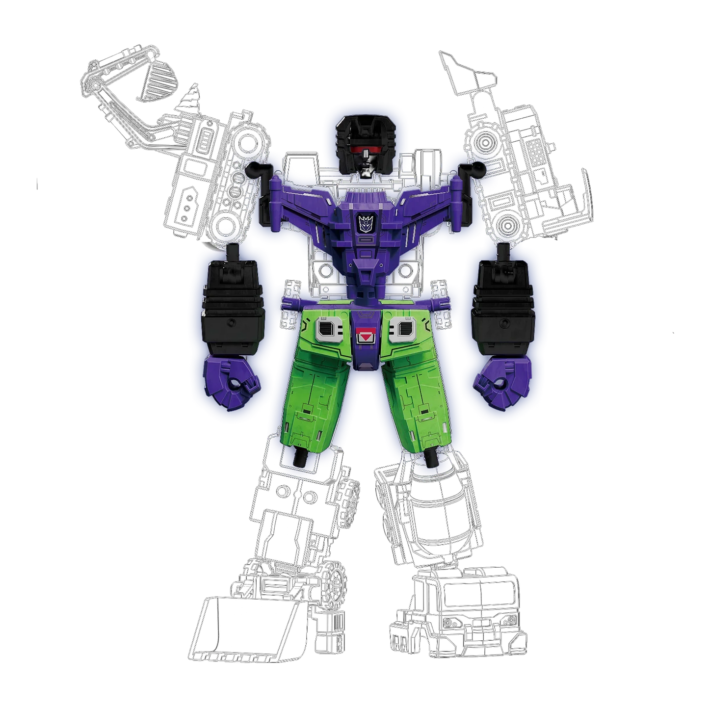 *PRE-ORDER Transformers Defender Version Combining Accessory Model Kit - Devastator Combiner