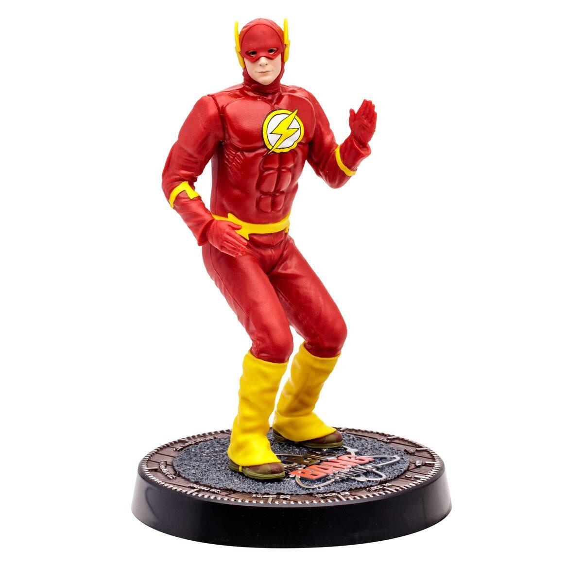 The Big Bang Theory Movie Maniacs WB100 6 Inch Scale Posed Figure - Sheldon Cooper (Flash Costume)