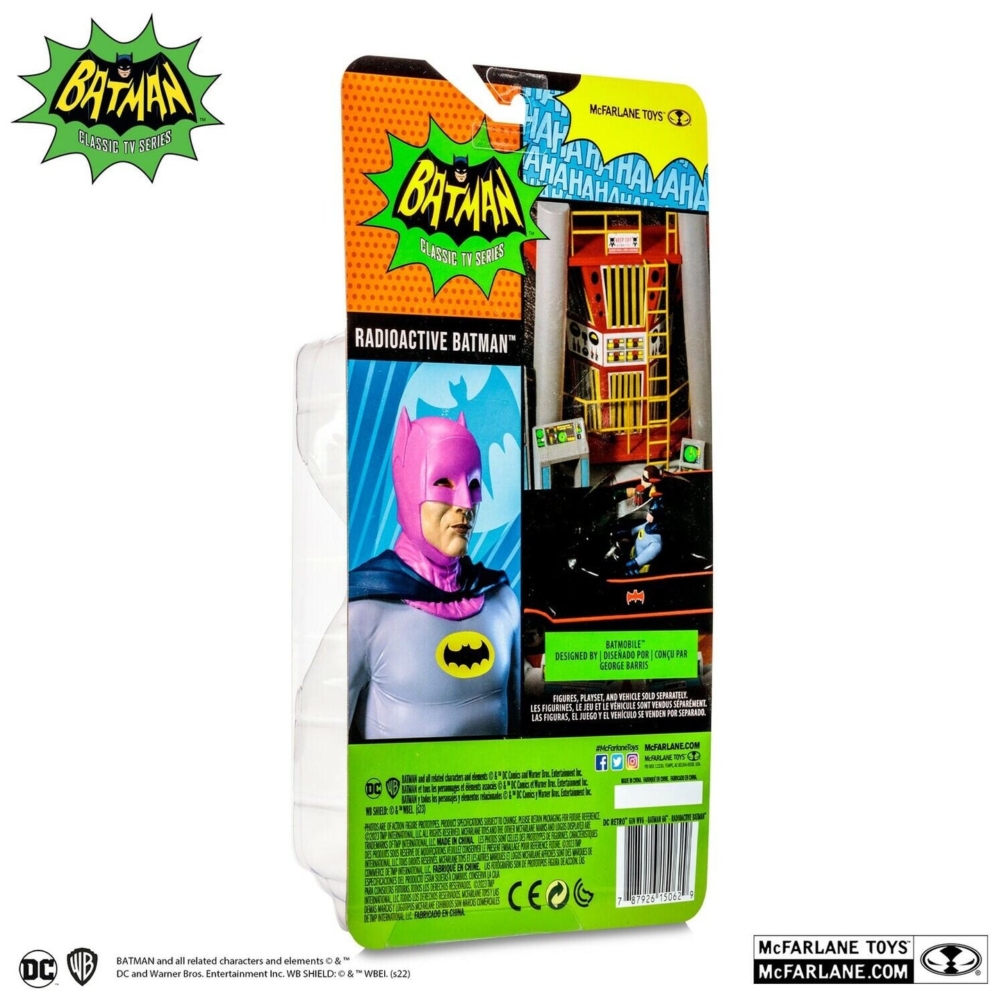 McFarlane DC Retro Batman 66 Action Figure Wave 6 - Radioactive Batman