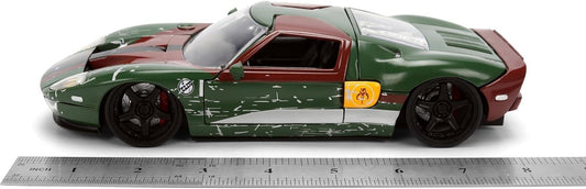Star Wars 1:24 Scale Jada Hollywood Rides Die Cast Vehicle - Boba Fett & 2005 Ford GT