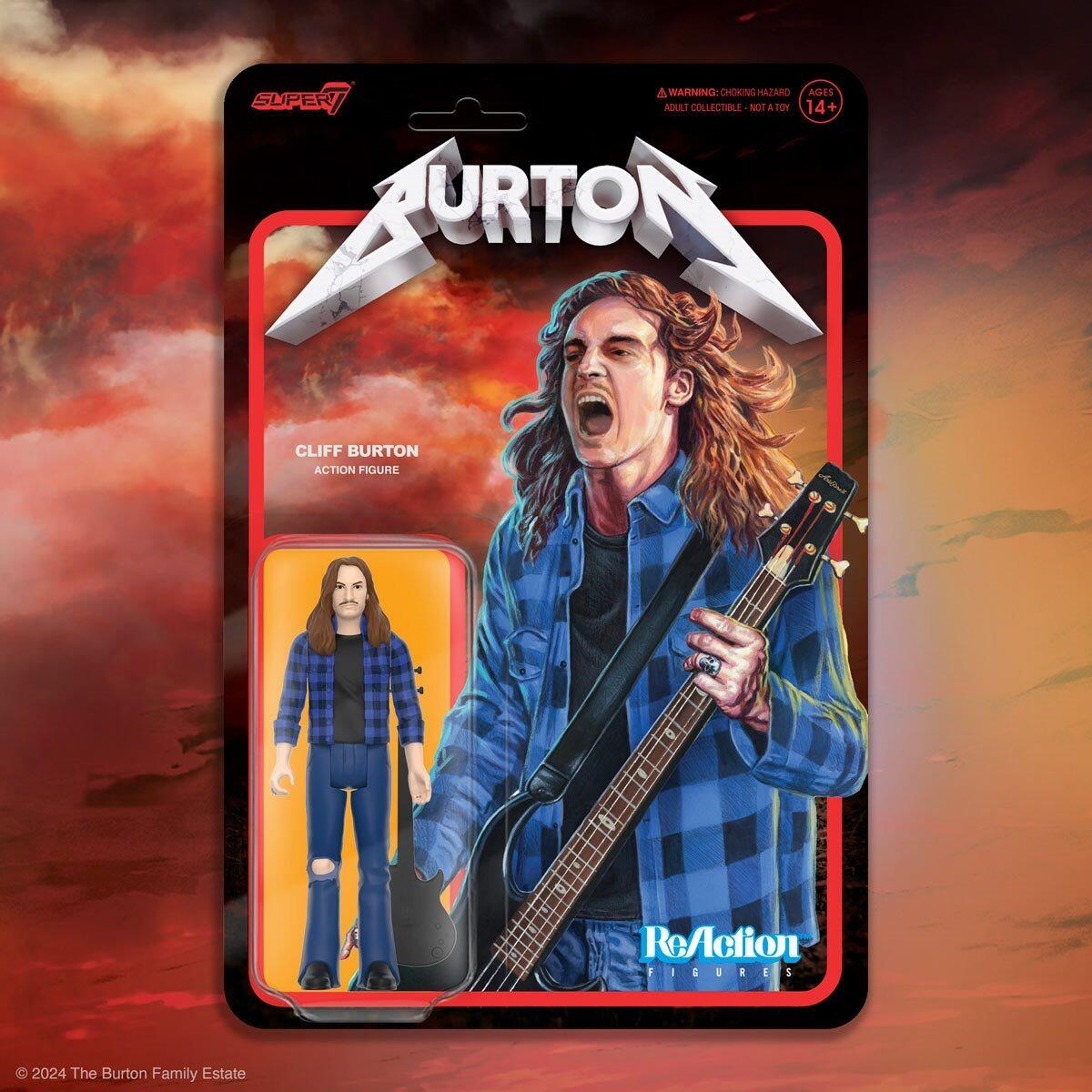 Cliff Burton ReAction Action Figure Wave 1 - Cliff Burton