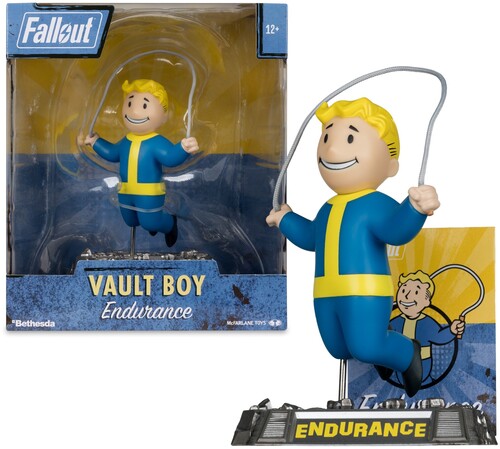 Fallout (Amazon Show) Movie Maniacs 6 Inch Posed Figure - Vault Boy (Endurance)