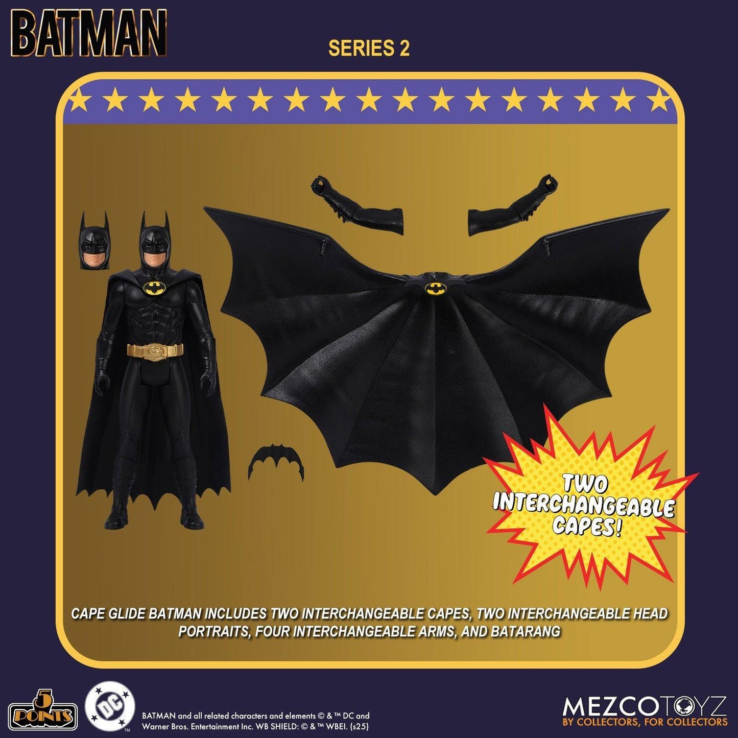 *PRE-ORDER DC Batman (1989) 5 Points Deluxe Action Figure Wave 2 - Set of 3
