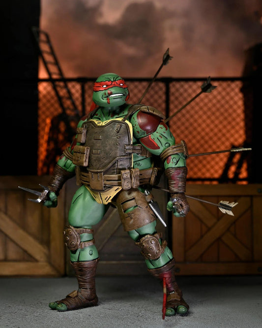Teenage Mutant Ninja Turtles Comic 7 Inch Ultimate Action Figure - Raphael (First To Fall)