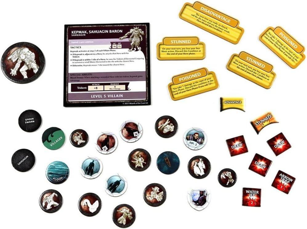 Dungeons & Dragons: Ghosts of Saltmarsh Adventure System Board Game Expansion (Premium Edition)