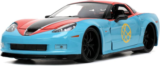 Avengers: 2006 Chevrolet Corvette Z06 w/ Doctor Strange Hollywood Rides 1:24 Scale Die Cast Vehicle