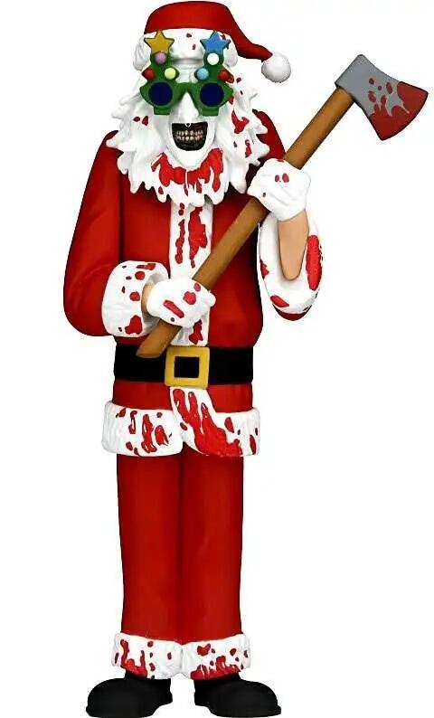 Terrifier Toony Terrors 6 Inch Scale Action Figure - Art The Clown (Bloody Santa Suit)