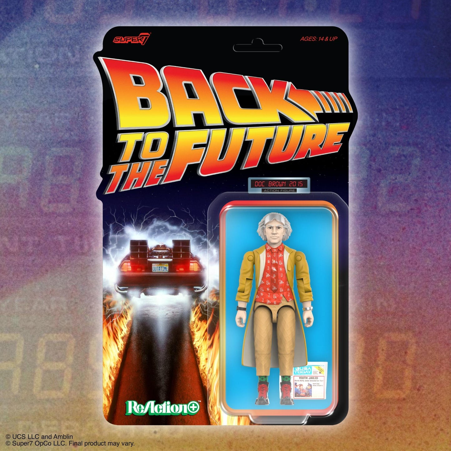 *PRE-ORDER Back To The Future ReAction+ Action figure Wave 02 Dr. Emmett Brown (2015)