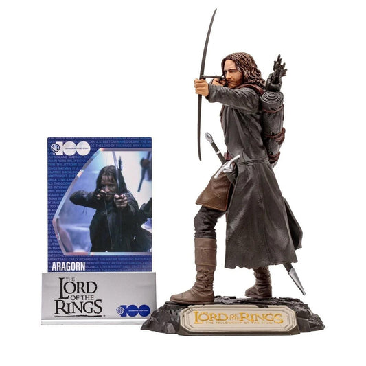 Lord of the Rings Movie Maniacs WB100 6 Inch Scale Posed Figure - Aragorn