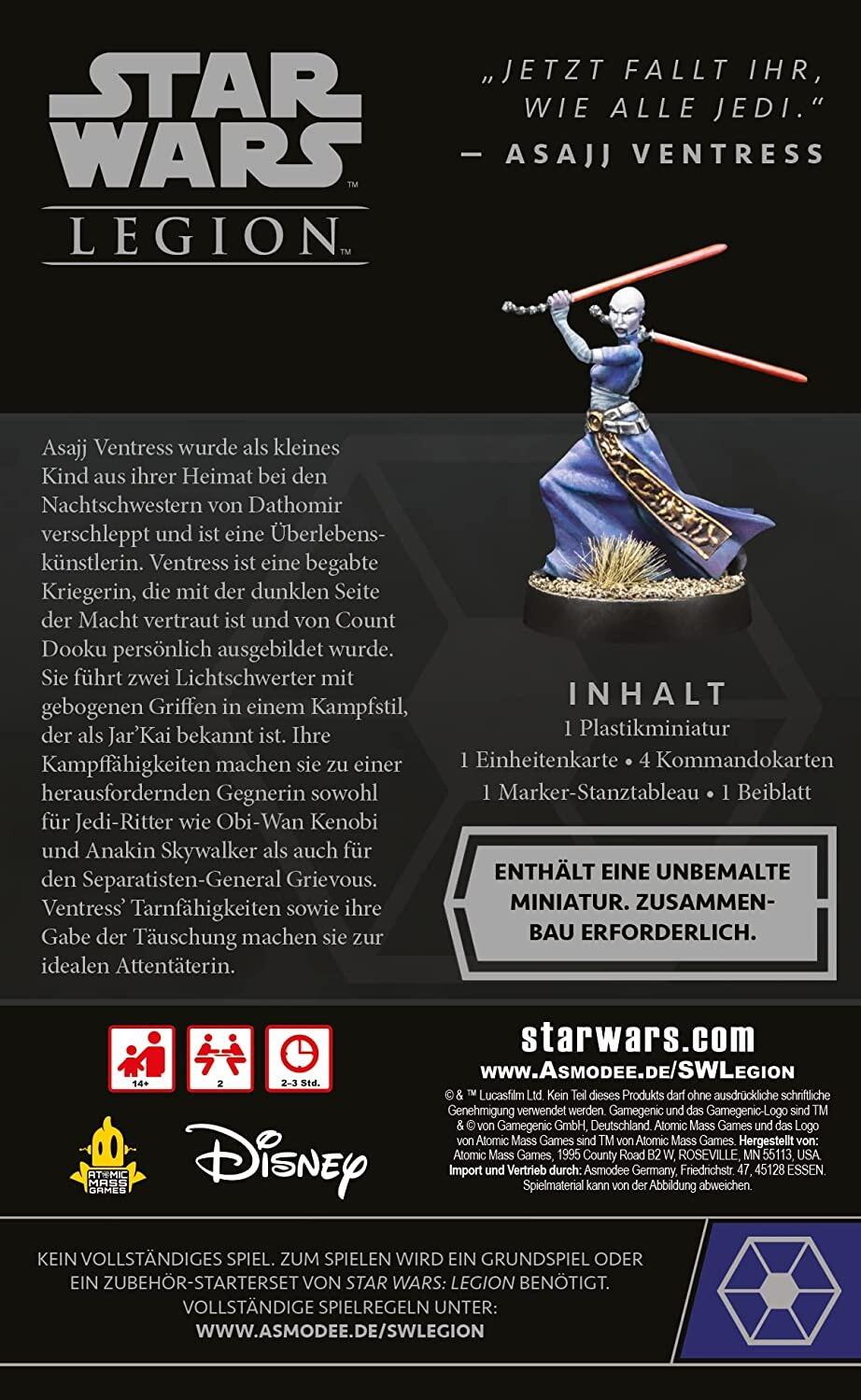 Star Wars Legion: Asajj Ventress Expansion