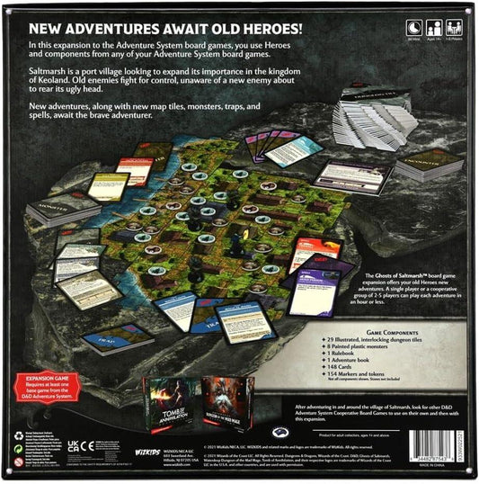Dungeons & Dragons: Ghosts of Saltmarsh Adventure System Board Game Expansion (Premium Edition)