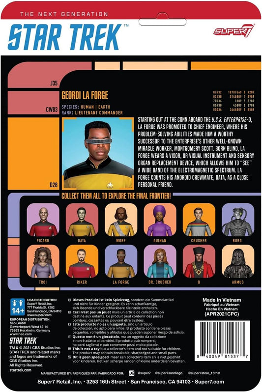 Star Trek: The Next Generation ReAction Action Figure Wave 2 - La Forge