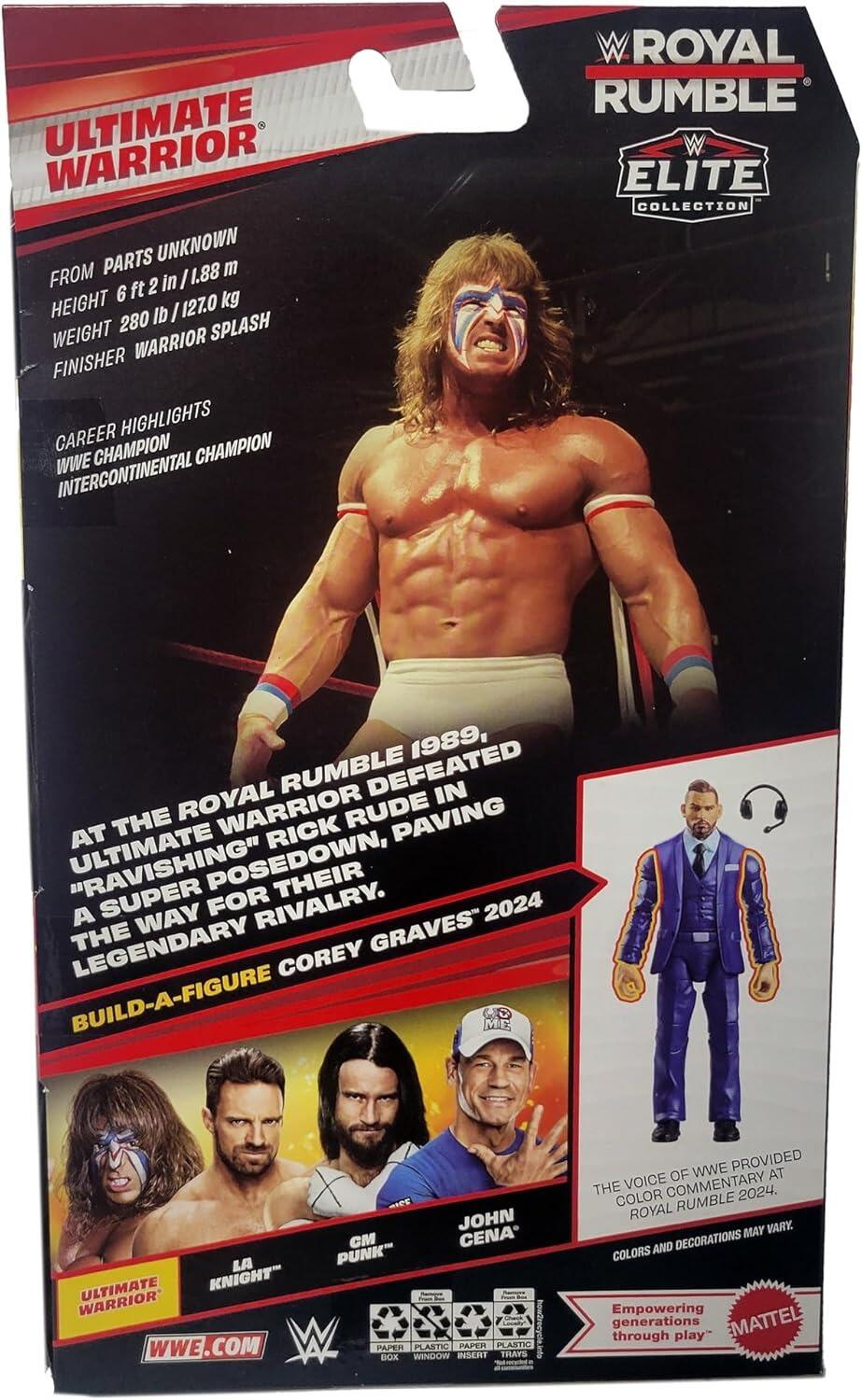 WWE Elite Royal Rumble Action Figure - Ultimate Warrior