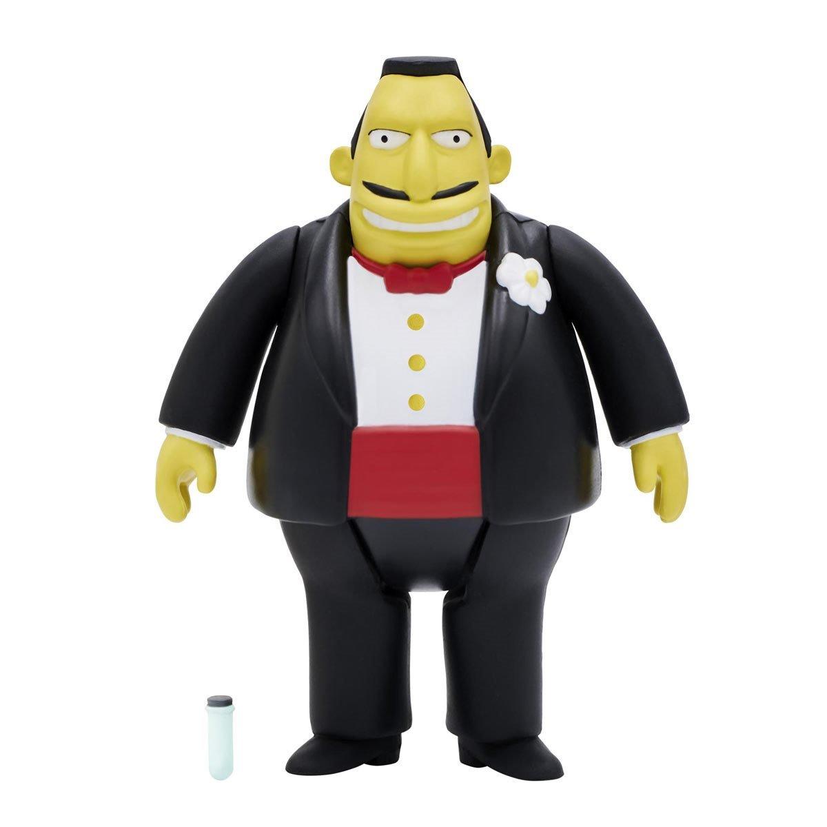 The Simpsons McBain ReAction Action Figure - Mendoza