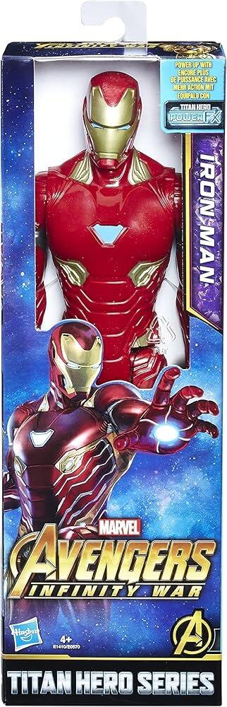 NON MINT - Marvel Avengers Titan Hero Series 12 Inch Action Figure - Iron Man *possibly non mint
