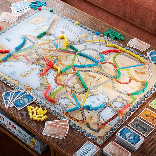 Ticket To Ride Strategy Board Game: Europe