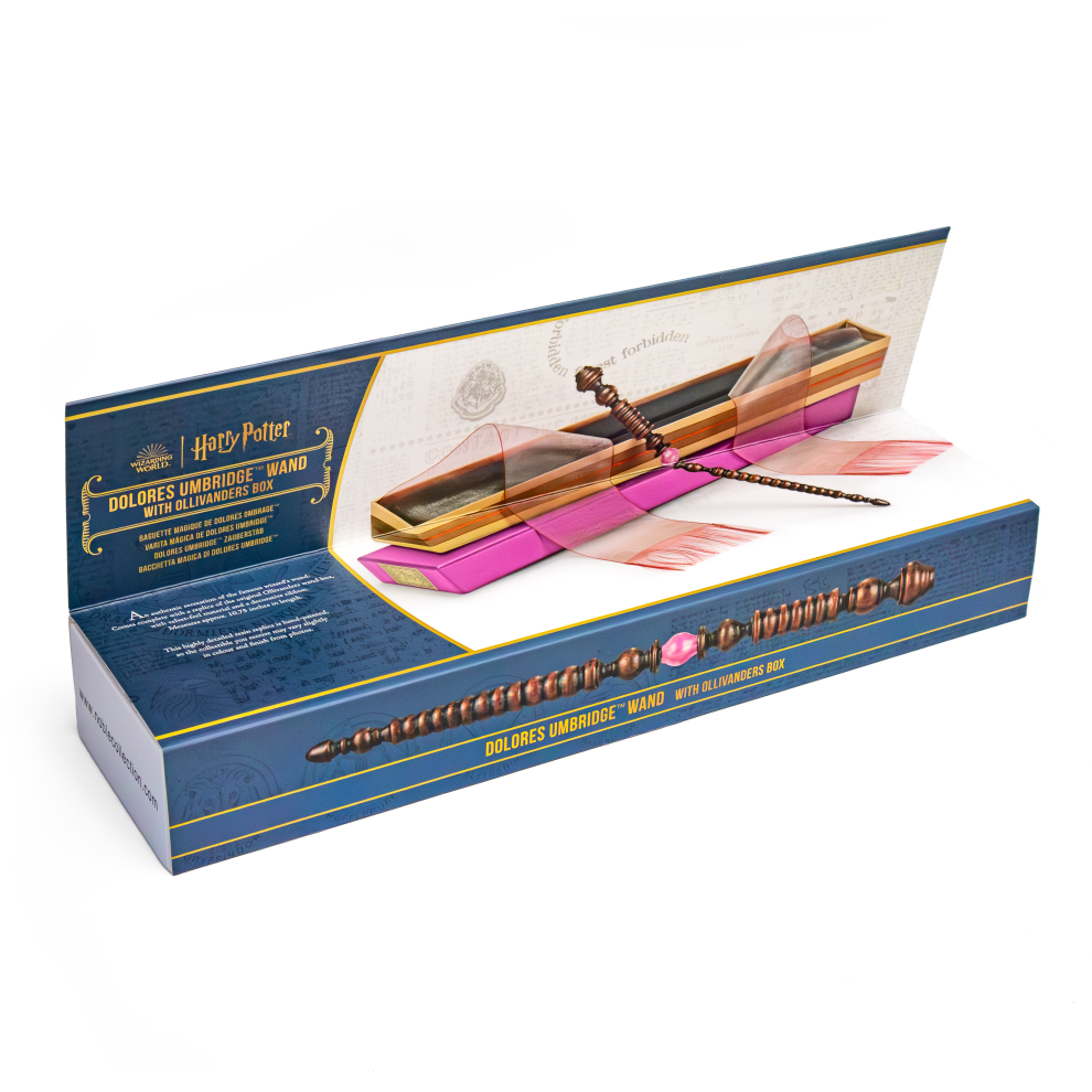 Harry Potter Wand Replica In Ollivanders Box - Dolores Umbridge