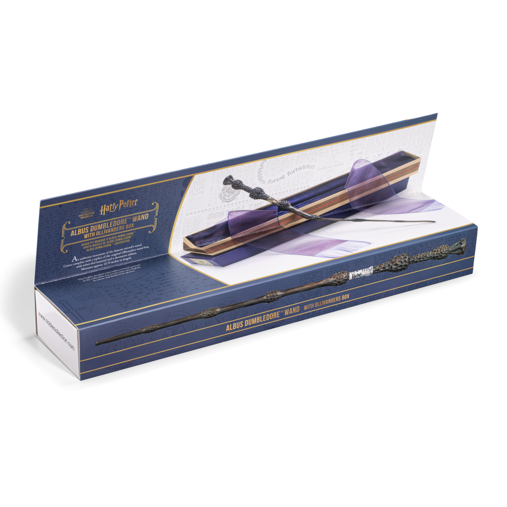 Harry Potter Wand Replica In Ollivanders Box - Professor Dumbledore