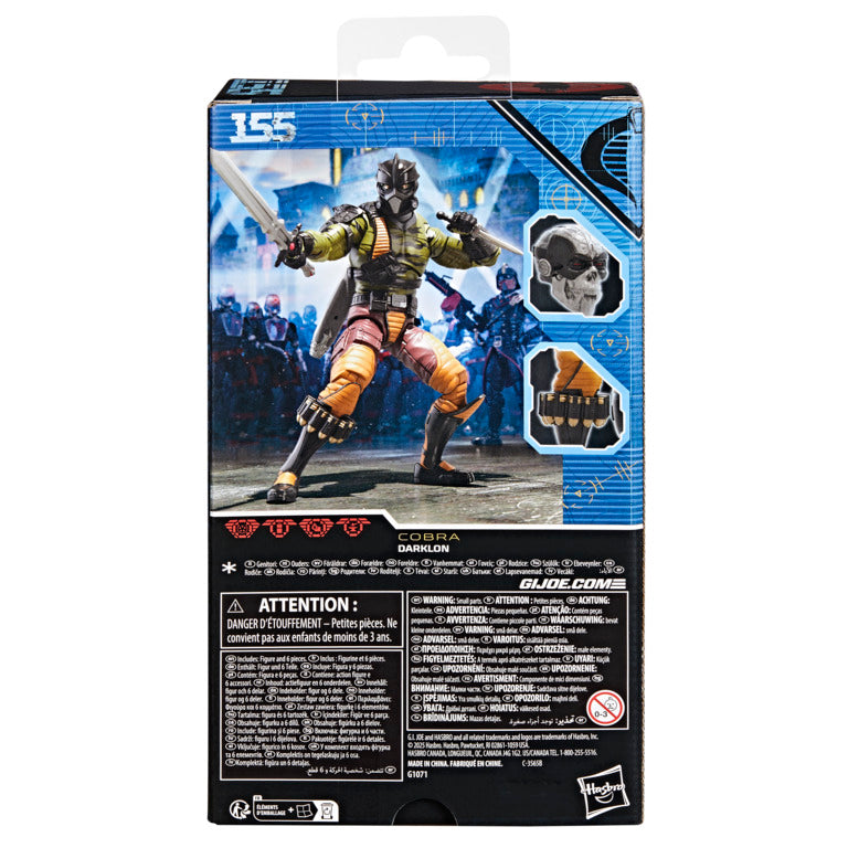 GI Joe Classified Series 6 Inch Action Figure - Darklon