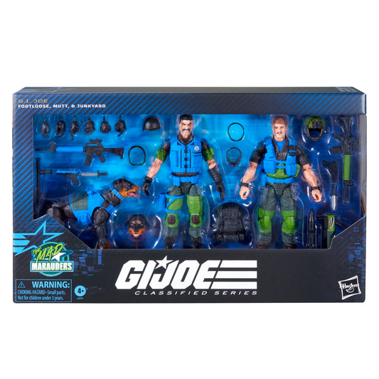*PRE-ORDER G.I. Joe Classified Series Action Figure Pack - Footloose, Mutt & Junkyard